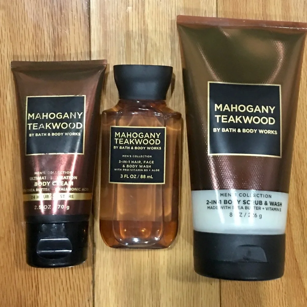Mahogany Teakwood Body Care Set by Bath & Body Works